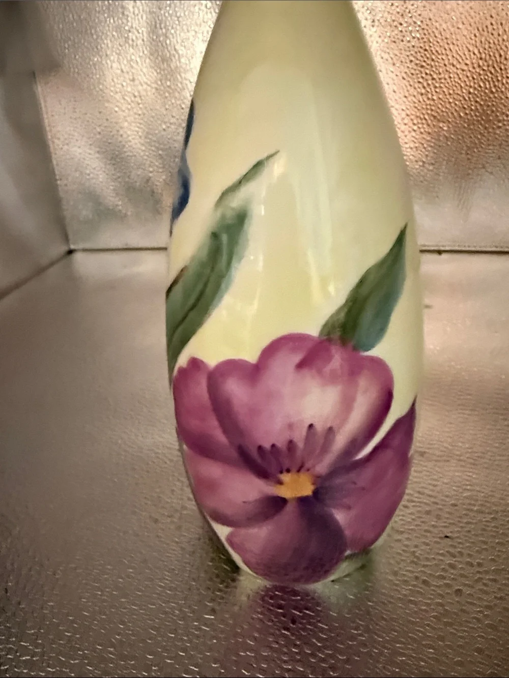 Pfaltzgraft Hand Painted Beautiful Vase with Florals and Greenery